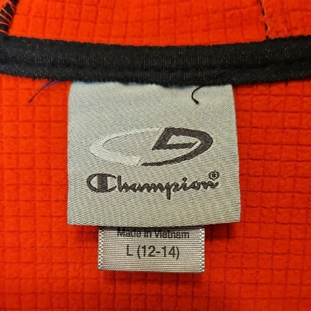 Champion Black and Gray Sporty Raincoat with Hood